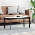 Couchtisch Weiß 100 x 50 x 45 cm Massives Kiefernholz