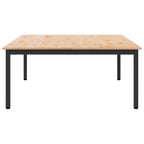 Couchtisch Natur 100 x 100 x 45 cm Massives Kiefernholz