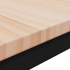 Esstisch Natur 80 x 80 x 75 cm Massives Kiefernholz