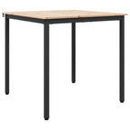 Esstisch Natur 80 x 80 x 75 cm Massives Kiefernholz