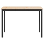 Esstisch Natur 110 x 55 x 75 cm Massives Kiefernholz