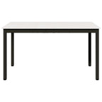 Esstisch Weiß 140 x 80 x 75 cm Massives Kiefernholz
