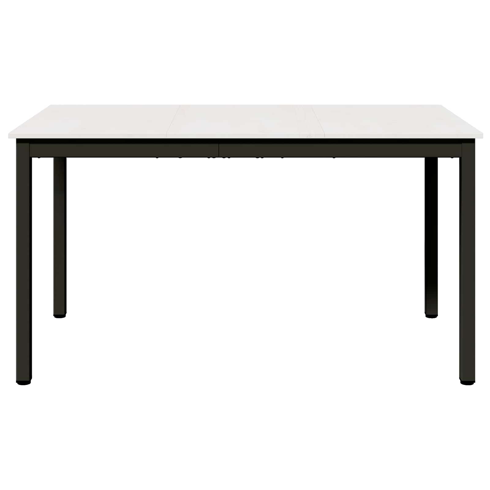 Esstisch Weiß 140 x 80 x 75 cm Massives Kiefernholz