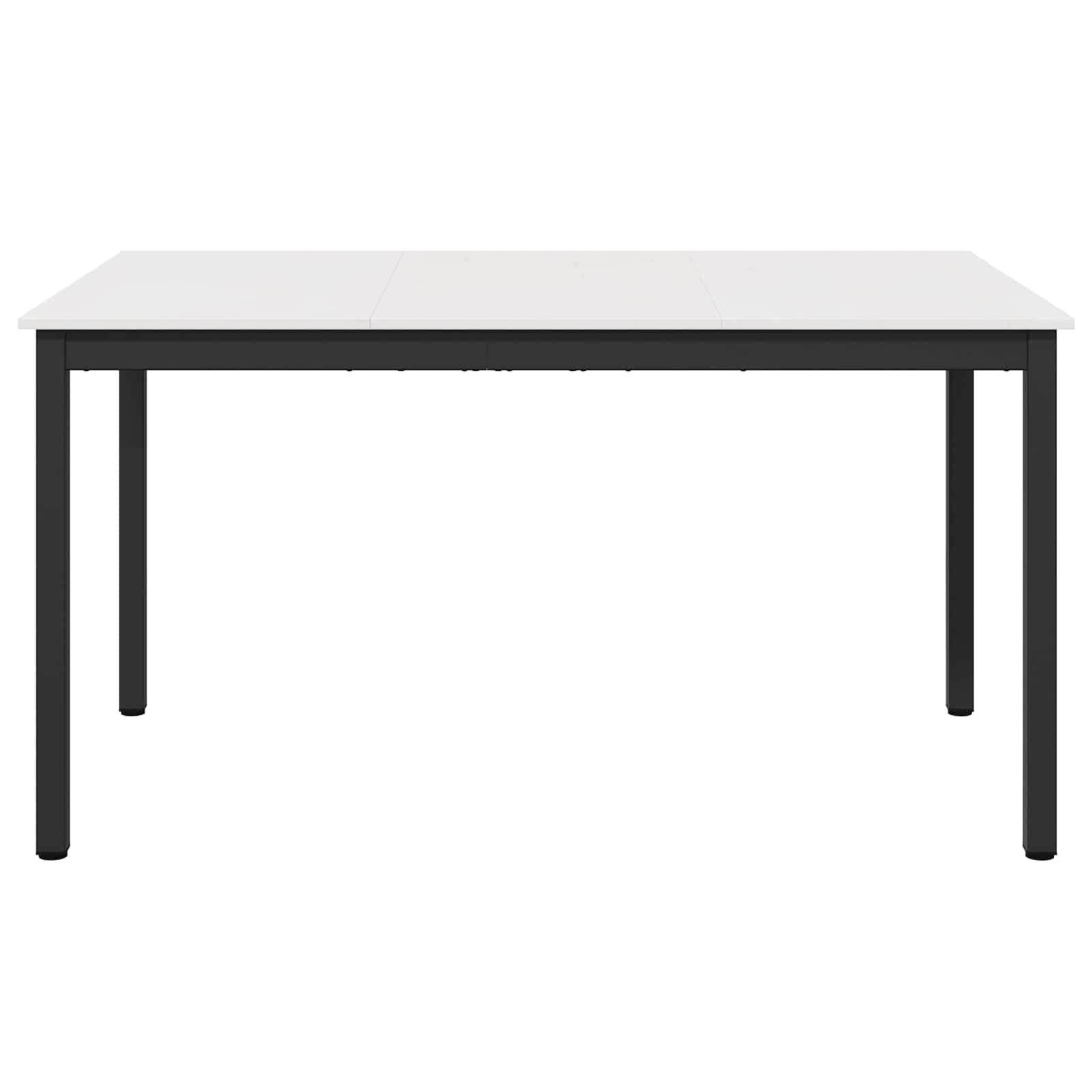 Esstisch Weiß 150 x 90 x 75 cm Massives Kiefernholz