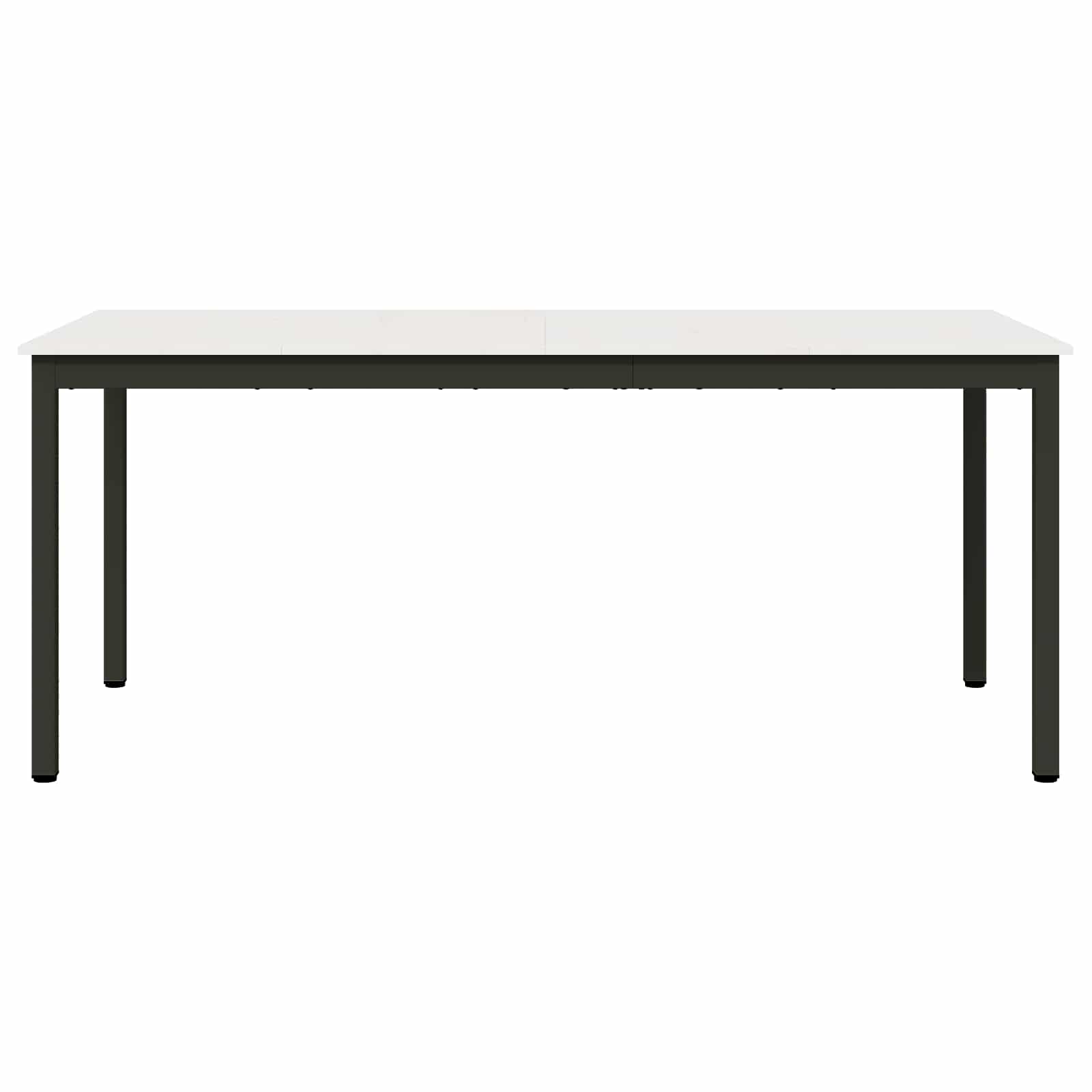 Esstisch Weiß 180 x 90 x 75 cm Massives Kiefernholz