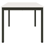 Esstisch Weiß 180 x 90 x 75 cm Massives Kiefernholz