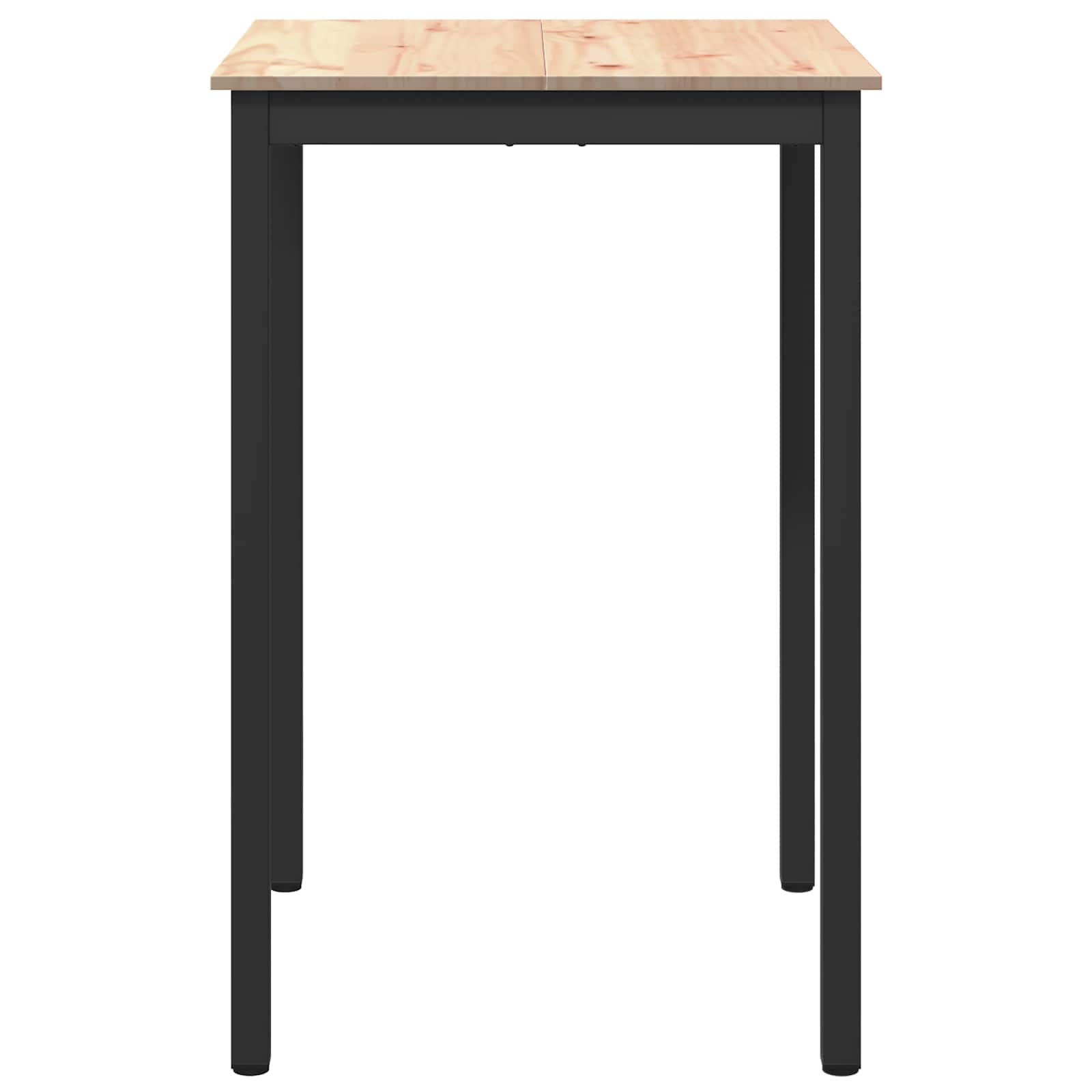 Bartisch Natur 70 x 70 x 105 cm Massives Kiefernholz