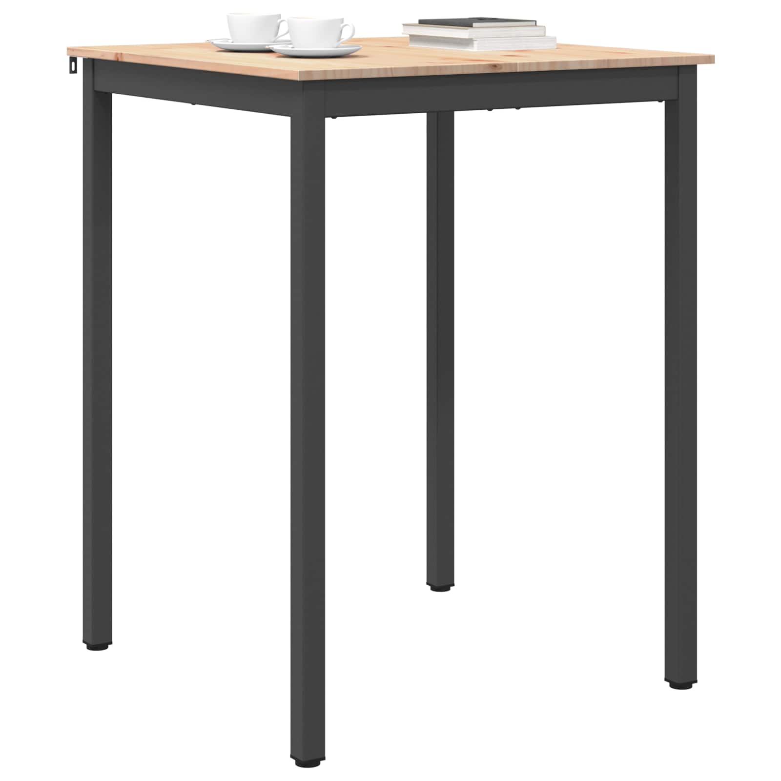 Bartisch Natur 80 x 80 x 105 cm Massives Kiefernholz