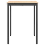 Bartisch Natur 80 x 80 x 105 cm Massives Kiefernholz