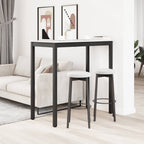 Bartisch Weiß 110 x 55 x 105 cm Massives Kiefernholz