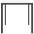 Bartisch Weiß 110 x 110 x 105 cm Massives Kiefernholz
