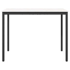 Bartisch Weiß 140 x 80 x 105 cm Massives Kiefernholz