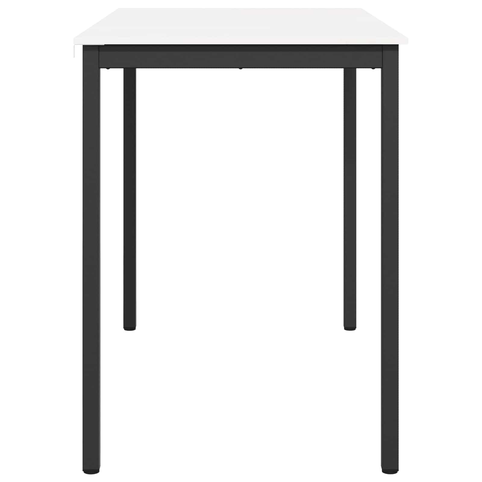 Bartisch Weiß 140 x 80 x 105 cm Massives Kiefernholz
