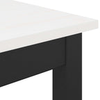 Bartisch Weiß 150 x 80 x 105 cm Massives Kiefernholz