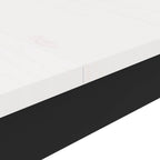 Bartisch Weiß 150 x 80 x 105 cm Massives Kiefernholz