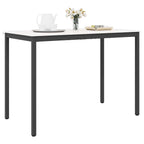 Bartisch Weiß 150 x 80 x 105 cm Massives Kiefernholz
