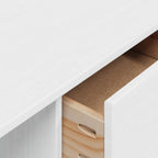 Schreibtisch mit Schubladen HILL Weiß 100 x 45 x 74 cm