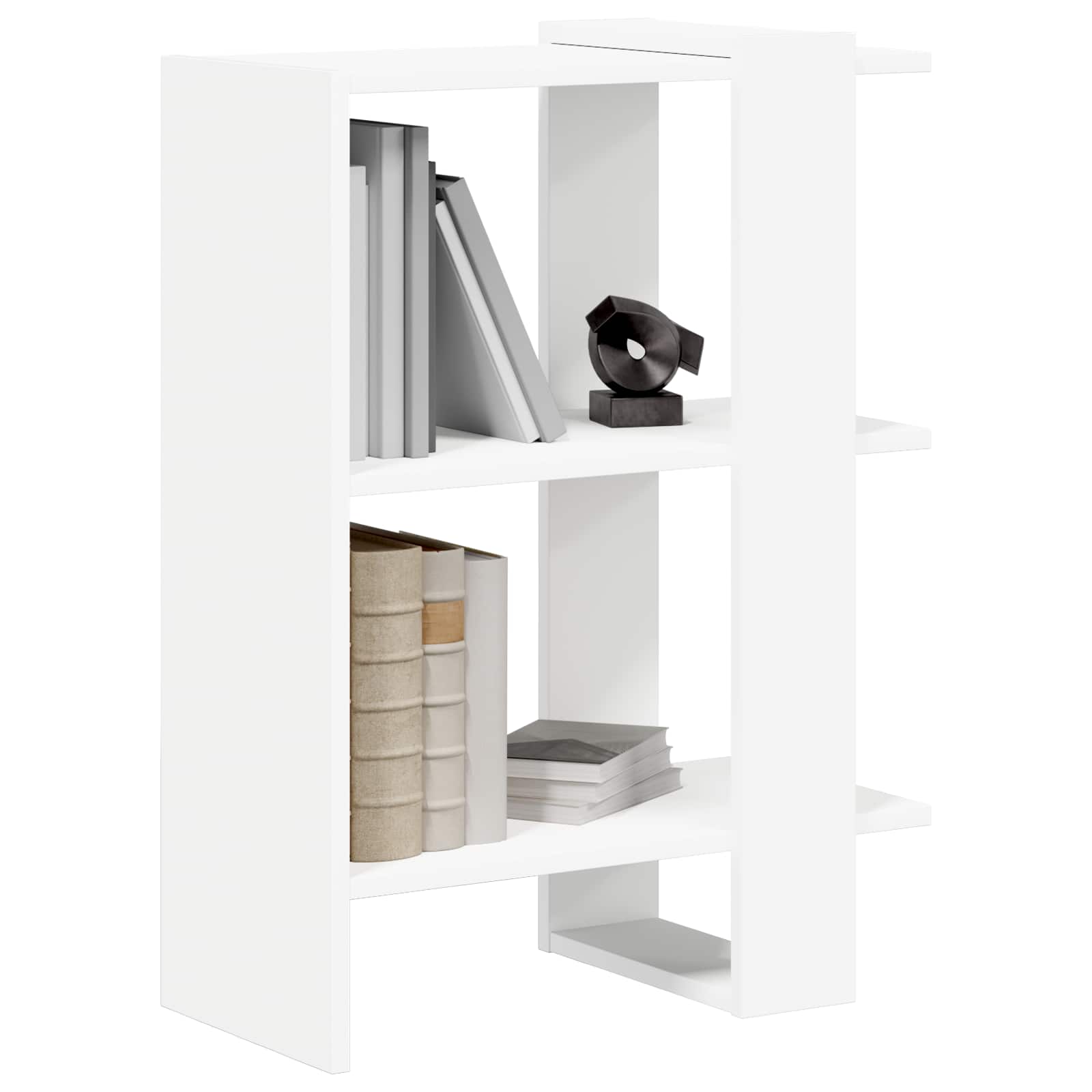 Bücherregal Weiß 52 x 25 x 71,5 cm Holzwerkstoff