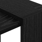 Bücherregal Schwarz Eichen-Optik 52 x 25 x 71,5 cm