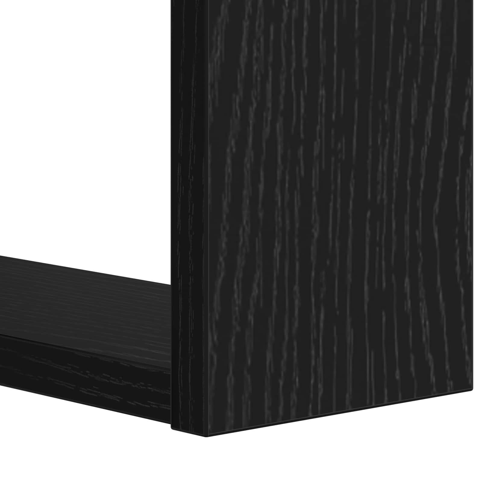 Bücherregal Schwarz Eichen-Optik 52 x 25 x 71,5 cm