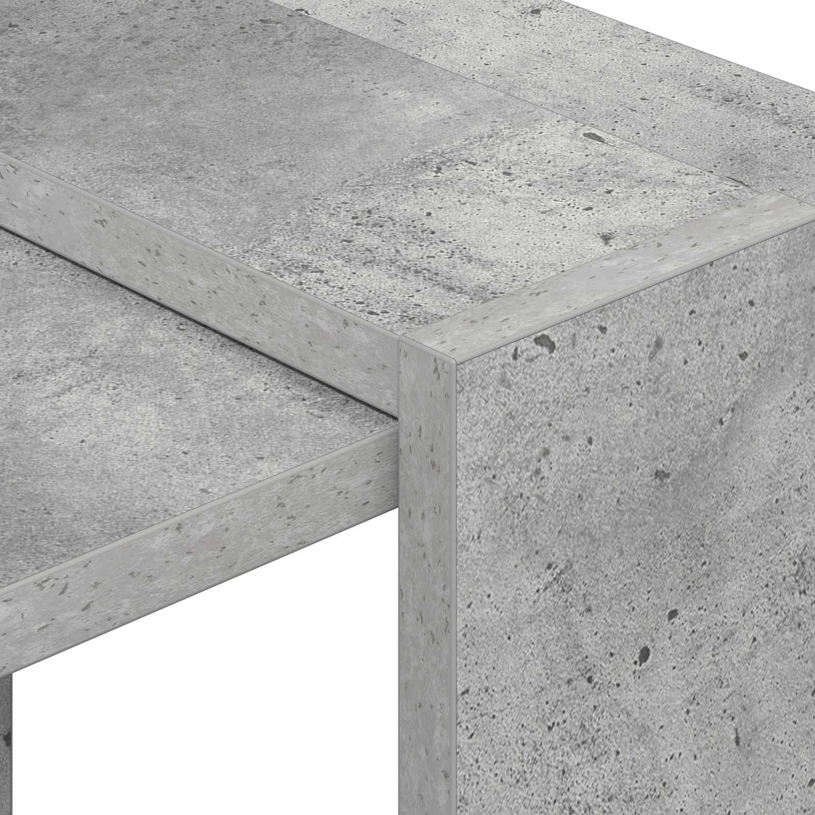 Bücherregal Beton Grau 52 x 25 x 71,5 cm Holzwerkstoff