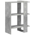 Bücherregal Beton Grau 52 x 25 x 71,5 cm Holzwerkstoff
