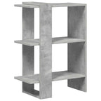Bücherregal Beton Grau 52 x 25 x 71,5 cm Holzwerkstoff