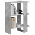 Bücherregal Beton Grau 52 x 25 x 71,5 cm Holzwerkstoff