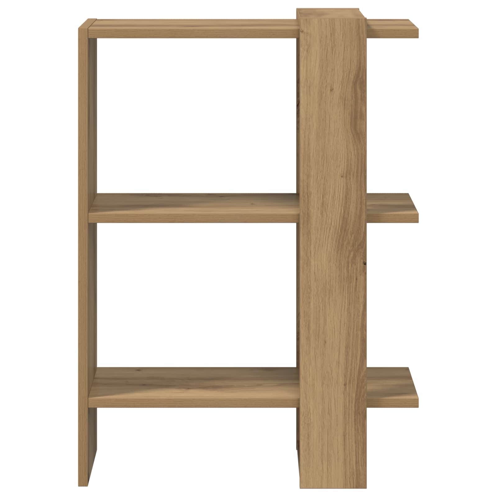 Bücherregal Artisan-Eiche 52 x 25 x 71,5 cm Holzwerkstoff