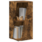 Seitenregal Geräucherte Eiche 33 x 32 x 70,5 cm Holzwerkstoff