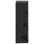 Seitenregal Schwarz 33 x 32 x 100,5 cm Holzwerkstoff