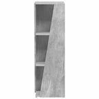 Seitenregal Beton Grau 33 x 32 x 100,5 cm Holzwerkstoff