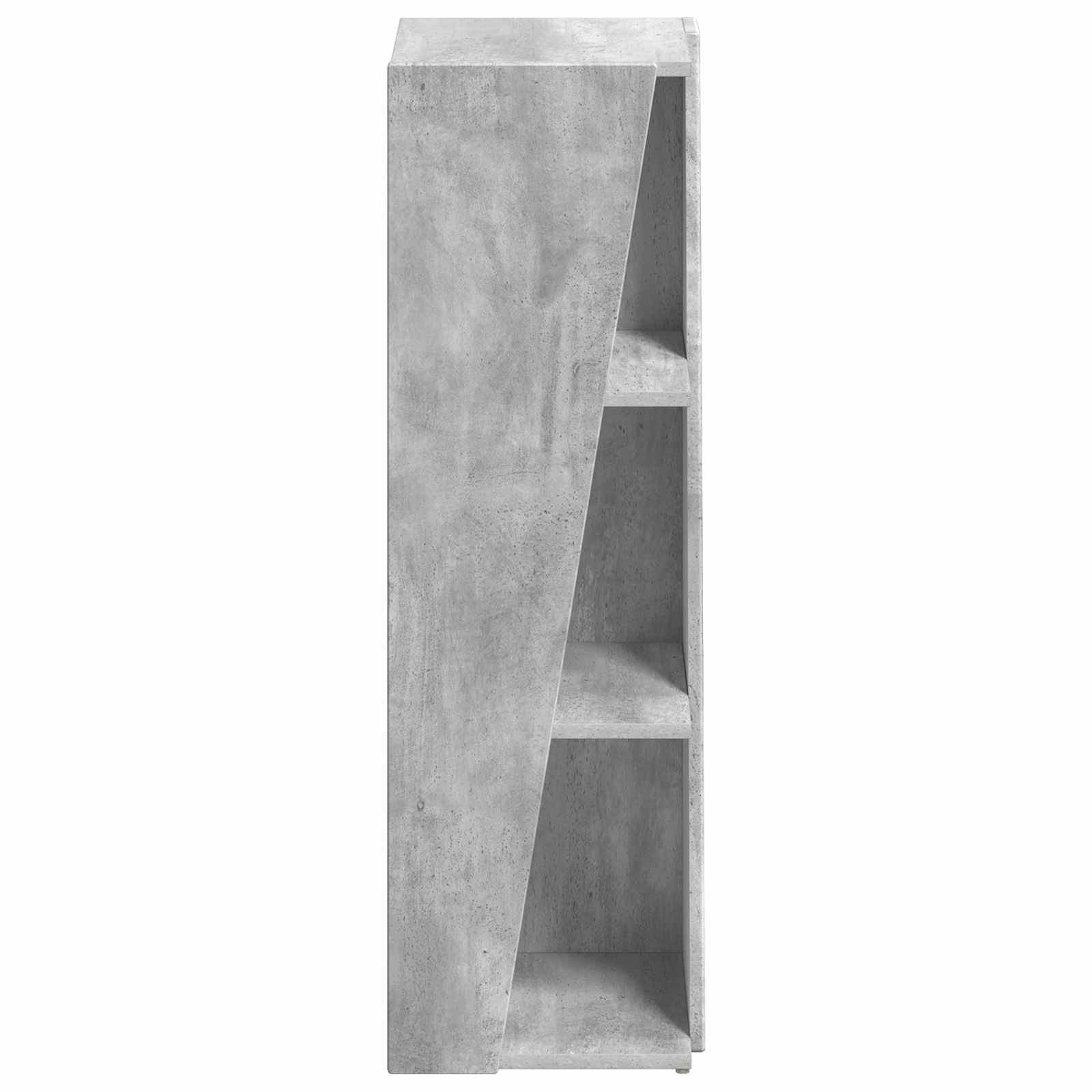 Seitenregal Beton Grau 33 x 32 x 100,5 cm Holzwerkstoff