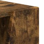 Seitenregal Geräucherte Eiche 33 x 32 x 100,5 cm Holzwerkstoff