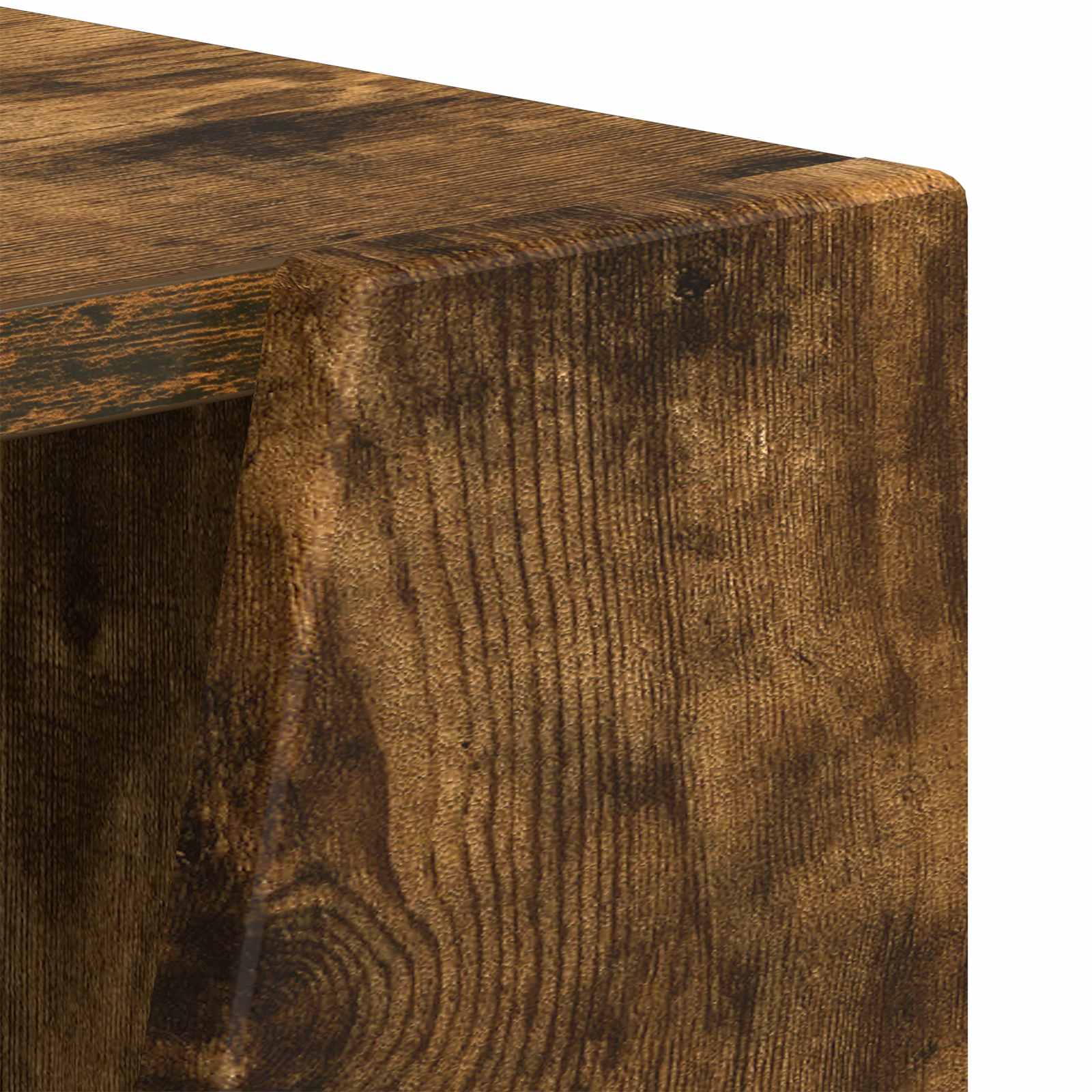 Seitenregal Geräucherte Eiche 33 x 32 x 100,5 cm Holzwerkstoff