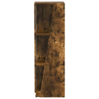 Seitenregal Geräucherte Eiche 33 x 32 x 100,5 cm Holzwerkstoff