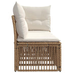 4-Sitzer Sofa mit linker Armlehne 4 pcs 4-Sitzanzahl Beige