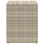 Kissenbox Hellgrau 55 x 55 x 69 cm Poly-Rattan