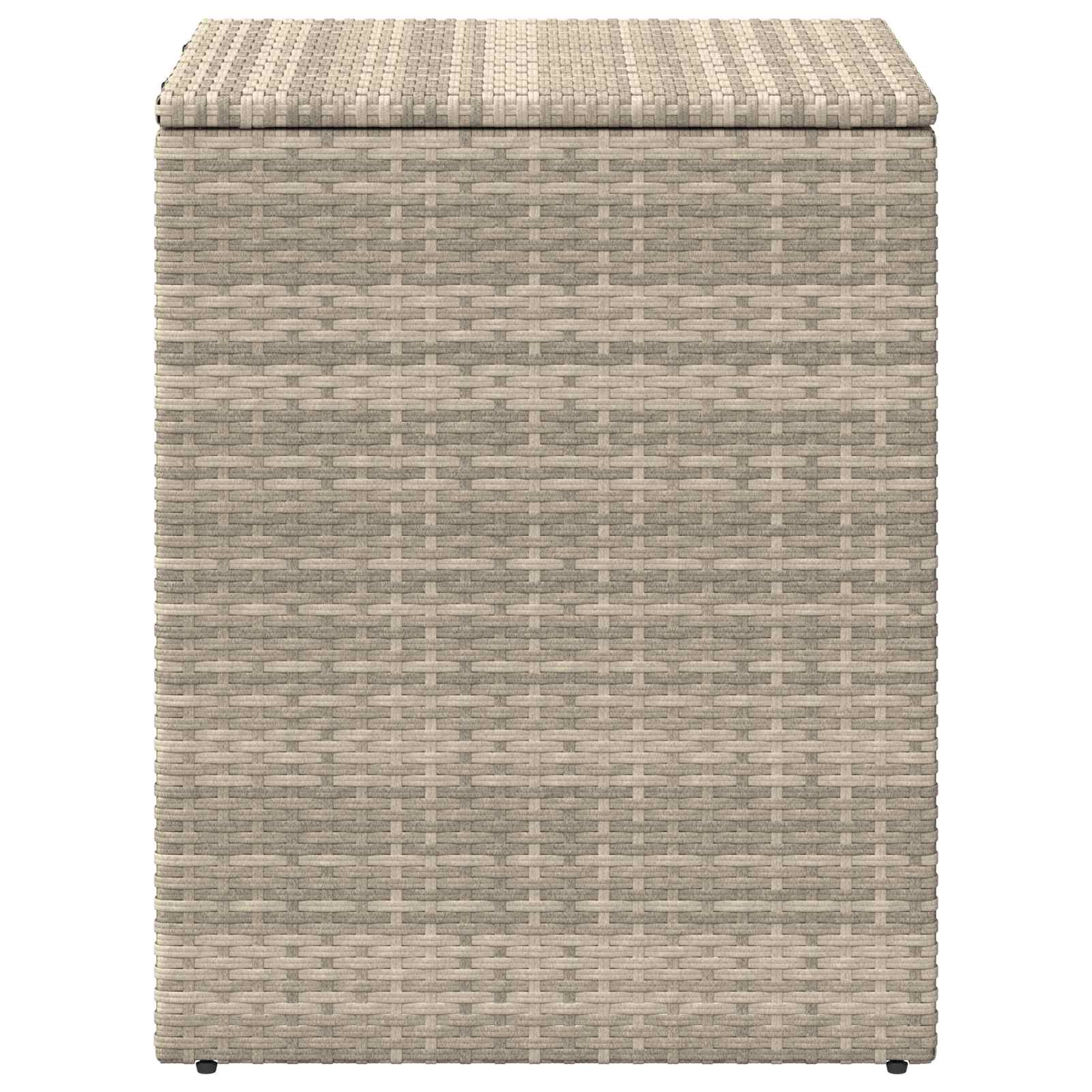Kissenbox Hellgrau 55 x 55 x 69 cm Poly-Rattan