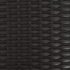 Garten Essgruppe mit Kissen 4 pcs Schwarz und Grau
