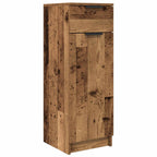 Badezimmermöbel-Set mit Schubladen 5 pcs Altholz Holzwerkstoff