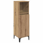 Badezimmermöbel-Set mit Regal 3 pcs Artisan-Eiche Holzwerkstoff