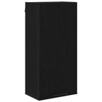Badezimmermöbel-Set 5 pcs Schwarz Eichen-Optik Holzwerkstoff