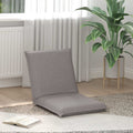 Verstellbarer Fußsessel Taupe Stoff