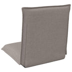 Verstellbarer Fußsessel Taupe Stoff