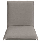Verstellbarer Fußsessel Taupe Stoff