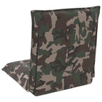 Verstellbarer Fußsessel Armee Stoff