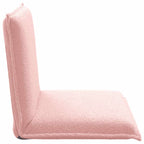 Verstellbarer Fußsessel Rosa Schafstoff