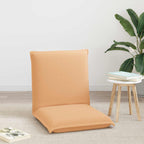 Verstellbarer Fußsessel Beige Schafstoff
