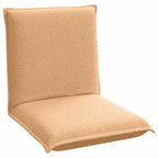 Verstellbarer Fußsessel Beige Schafstoff